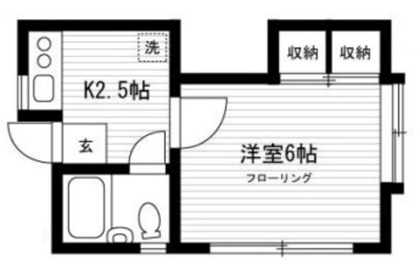 右原ハウスの物件間取画像